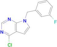 7-(3-FLUOROBENZYL)-4-CHLORO-7H-PYRROLO[2,3-D]PYRIMIDINE