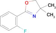 2-(2-FLUOROPHENYL)-4,5-DIHYDRO-4,4-DIMETHYLOXAZOLE