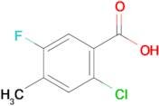 2-CHLORO-5-FLUORO-4-METHYLBENZOIC ACID