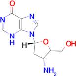 9-((2R,4R,5S)-4-Amino-5-(hydroxymethyl)tetrahydrofuran-2-yl)-3,9-dihydro-6h-purin-6-one