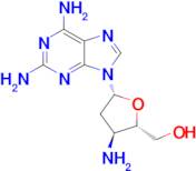 3'-AMINO-2',3'-DIDEOXY-2,6-DIAMINOPURINERIBOSIDE