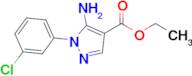 Ethyl 5-amino-1-(3-chlorophenyl)-1H-pyrazole-4-carboxylate