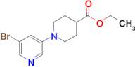 Ethyl 1-(5-bromopyridin-3-yl)piperidine-4-carboxylate