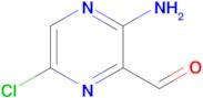 3-Amino-6-chloropyrazine-2-carbaldehyde