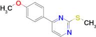 4-(4-Methoxyphenyl)-2-(methylthio)pyrimidine