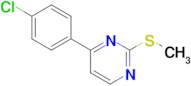 4-(4-Chlorophenyl)-2-(methylthio)pyrimidine