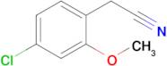 2-(4-Chloro-2-methoxyphenyl)acetonitrile