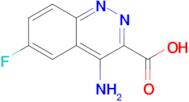 4-Amino-6-fluorocinnoline-3-carboxylic acid