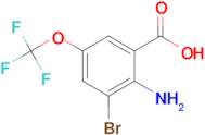 2-Amino-3-bromo-5-(trifluoromethoxy)benzoic acid