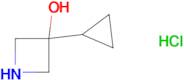 3-Cyclopropylazetidin-3-ol hydrochloride