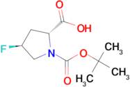 (2R,4S)-1-(tert-Butoxycarbonyl)-4-fluoropyrrolidine-2-carboxylic acid