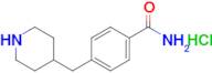 4-(Piperidin-4-ylmethyl)benzamide hydrochloride