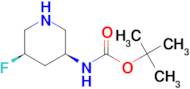 tert-Butyl ((3S,5R)-5-fluoropiperidin-3-yl)carbamate