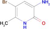 3-Amino-5-bromo-6-methylpyridin-2-ol