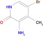 3-Amino-5-bromo-4-methylpyridin-2-ol