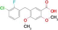5-(3-Chloro-2-fluorobenzyl)-2,4-dimethoxybenzoic acid