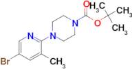 tert-Butyl 4-(5-bromo-3-methylpyridin-2-yl)piperazine-1-carboxylate