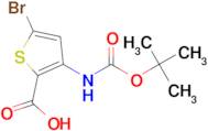 5-Bromo-3-((tert-butoxycarbonyl)amino)thiophene-2-carboxylic acid