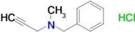N-Benzyl-N-methylprop-2-yn-1-amine hydrochloride