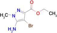 Ethyl 5-amino-4-bromo-1-methyl-1H-pyrazole-3-carboxylate