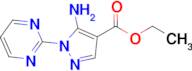 Ethyl 5-amino-1-(pyrimidin-2-yl)-1H-pyrazole-4-carboxylate