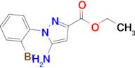 Ethyl 5-amino-1-(2-bromophenyl)-1H-pyrazole-3-carboxylate