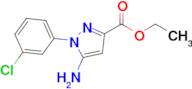 Ethyl 5-amino-1-(3-chlorophenyl)-1H-pyrazole-3-carboxylate