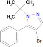 4-Bromo-1-(tert-butyl)-5-phenyl-1H-pyrazole