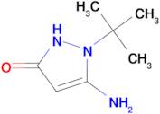 5-Amino-1-(tert-butyl)-1H-pyrazol-3-ol