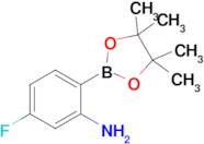 5-Fluoro-2-(4,4,5,5-tetramethyl-1,3,2-dioxaborolan-2-yl)aniline