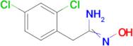 2-(2,4-Dichlorophenyl)-N-hydroxyacetimidamide