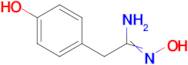 N-Hydroxy-2-(4-hydroxyphenyl)acetimidamide