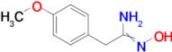 N-Hydroxy-2-(4-methoxyphenyl)acetimidamide