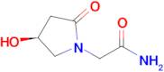 (S)-2-(4-Hydroxy-2-oxopyrrolidin-1-yl)acetamide