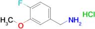 (4-Fluoro-3-methoxyphenyl)methanamine hydrochloride