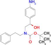 (R)-tert-Butyl 4-aminophenethyl(2-hydroxy-2-phenylethyl)carbamate