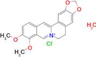 9,10-Dimethoxy-5,6-dihydro-[1,3]dioxolo[4,5-g]isoquinolino[3,2-a]isoquinolin-7-ium chloride hydrate