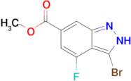 Methyl 3-bromo-4-fluoro-1H-indazole-6-carboxylate