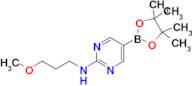 N-(3-Methoxypropyl)-5-(4,4,5,5-tetramethyl-1,3,2-dioxaborolan-2-yl)pyrimidin-2-amine