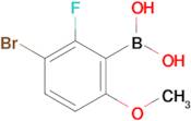 (3-Bromo-2-fluoro-6-methoxyphenyl)boronic acid