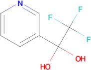 2,2,2-Trifluoro-1-(pyridin-3-yl)ethane-1,1-diol