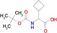 2-((tert-Butoxycarbonyl)amino)-2-cyclobutylacetic acid