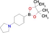 1-(4-(4,4,5,5-Tetramethyl-1,3,2-dioxaborolan-2-yl)cyclohex-3-en-1-yl)pyrrolidine