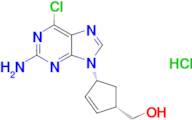 ((1S,4R)-4-(2-Amino-6-chloro-9H-purin-9-yl)cyclopent-2-en-1-yl)methanol hydrochloride