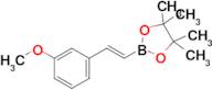 (E)-2-(3-Methoxystyryl)-4,4,5,5-tetramethyl-1,3,2-dioxaborolane