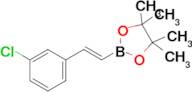 (E)-2-(3-Chlorostyryl)-4,4,5,5-tetramethyl-1,3,2-dioxaborolane