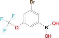 (3-Bromo-5-(trifluoromethoxy)phenyl)boronic acid