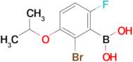 (2-Bromo-6-fluoro-3-isopropoxyphenyl)boronic acid