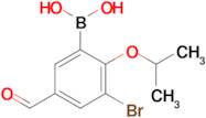 (3-Bromo-5-formyl-2-isopropoxyphenyl)boronic acid