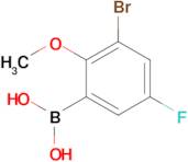 (3-Bromo-5-fluoro-2-methoxyphenyl)boronic acid